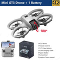 Drone Mini GT3 MAX 5G 8K com Câmera GPS Pro HD para Fotografia Aérea com Iluminação Dinâmica e Controle Remoto
