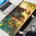 Mouse pad g-gengar computador portátil anime teclado mouse tapete grande mousepad teclados gamers decoracion tapete de mesa mouse pads