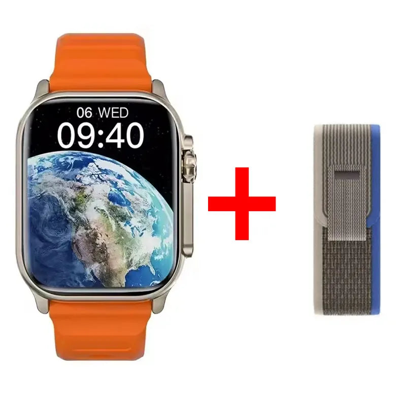 Relógio Inteligente Watch 10 Ultra 49mm 2026 Novo NFC para Homens e Mulheres com GPS, Chamadas Bluetooth, Música, Jogos e Carregamento Sem Fio