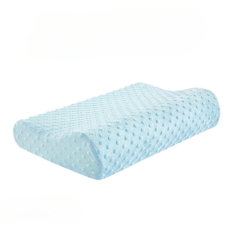 Travesseiro longo de espuma de memória, travesseiro de cama, proteção para pescoço, formato de recuperação lenta, travesseiro de maternidade para dormir, travesseiros ortopédicos