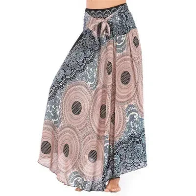 Sexy verão longo boho inferior saia feminina vintage casual ropa mujer faldas solta moda y2k maxi saias roupas femininas saia jupe