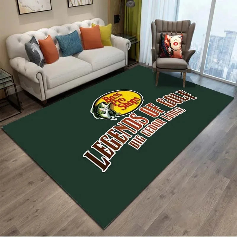 Série de pesca padrão tapete antiderrapante presente decoração para casa tapete macio para sala estar quarto sofá cozinha banheiro capacho