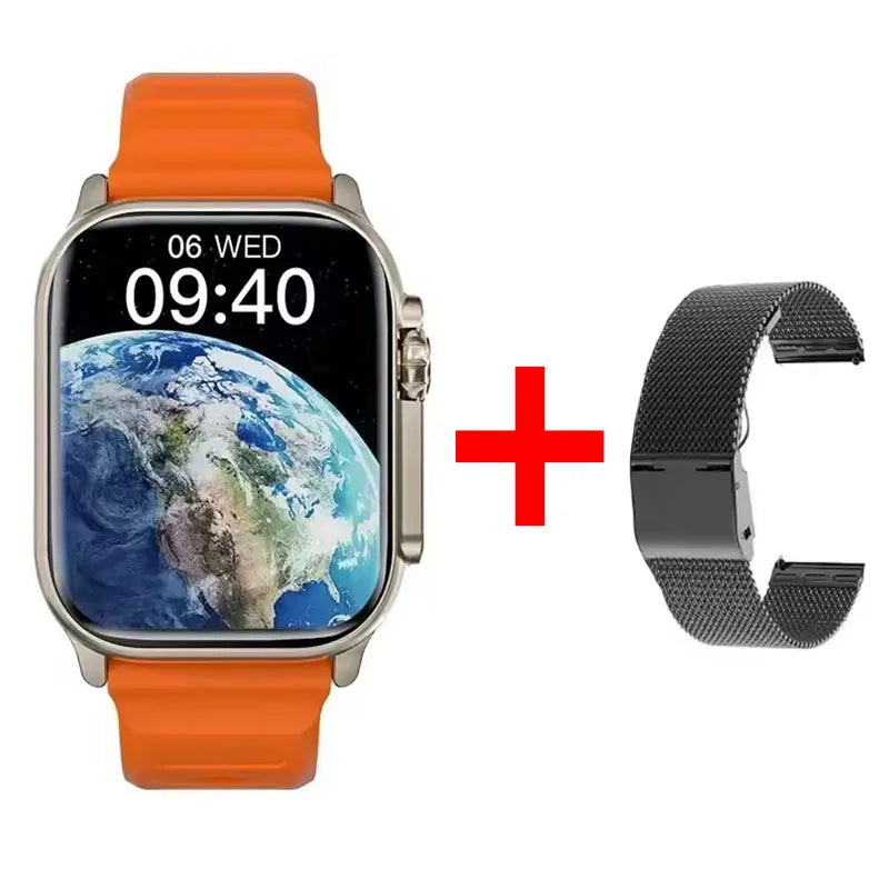Novo Relógio Inteligente 10 Ultra 49mm 2024, Novo NFC, GPS, Chamadas Bluetooth, Música, Jogos, Carregamento Sem Fio